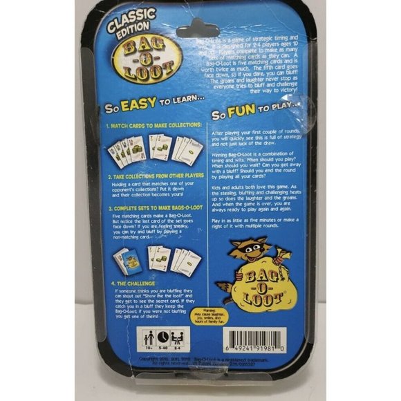 Bag O Loot The Irresistibly Fun Family Card Game of Bluffing and Thievery - Picture 2 of 3